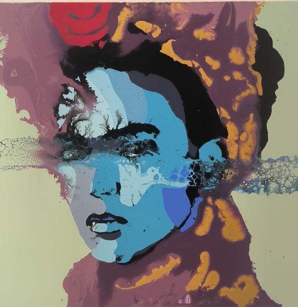 Frida no eyes blu 
